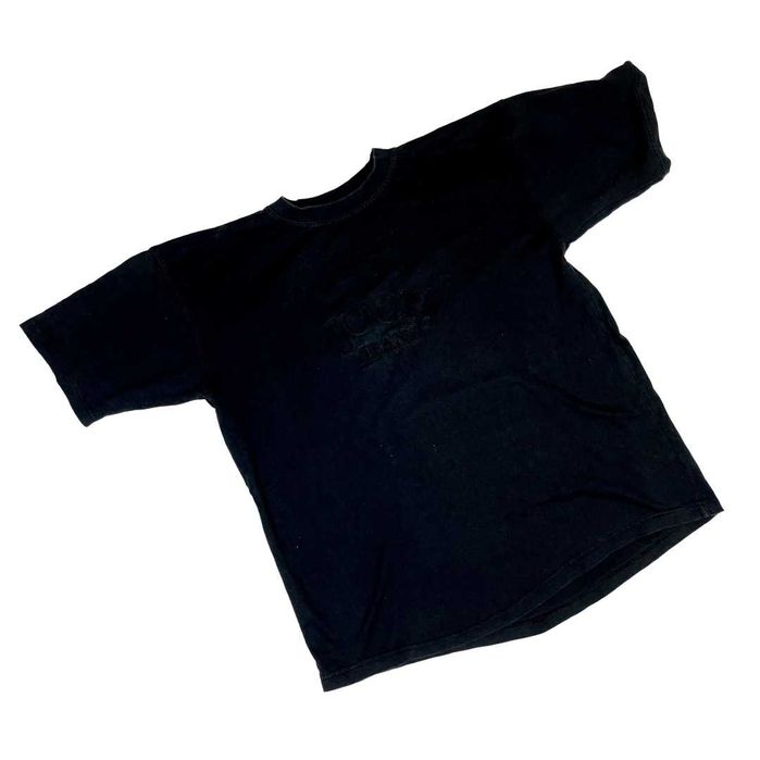 JOOP! bootleg washed T-shirt koszulka z dużym haftem 90s boxy