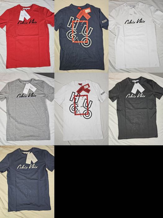 Koszulka tshirt polo calvin klein meska hugo boss Premium