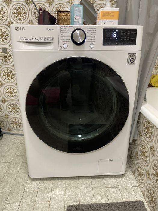 Maquina lavar roupa LG Inverter Direct Drive 10.5kg