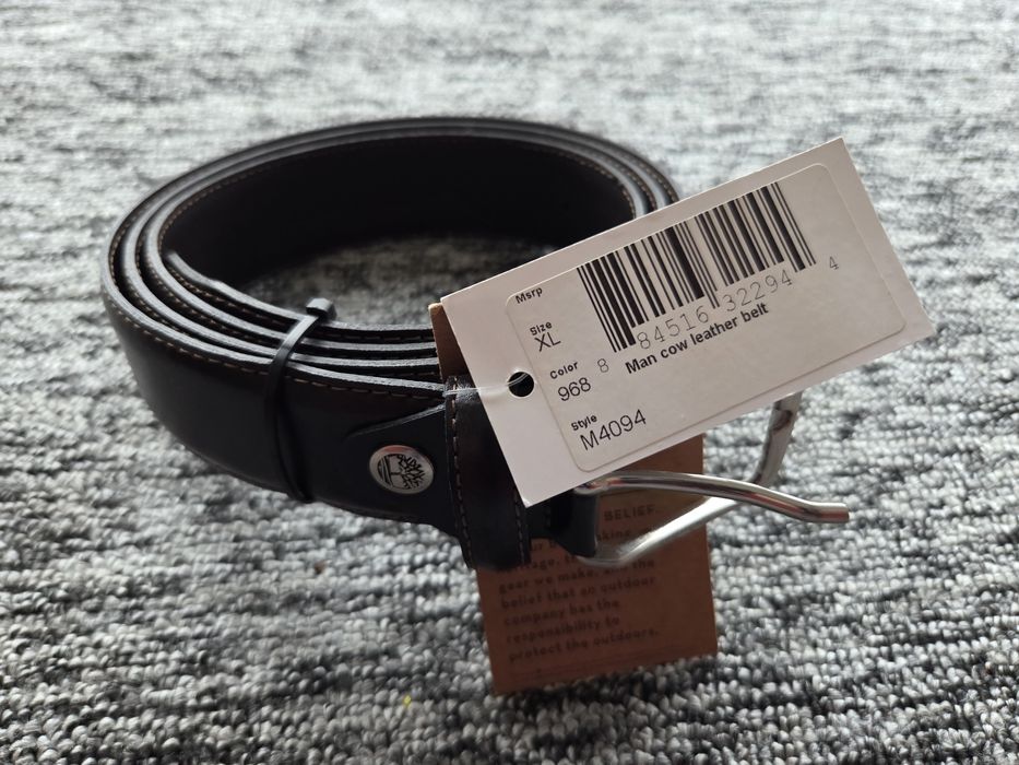 Brązowy pasek męski Timberland rozm. XL Nowy