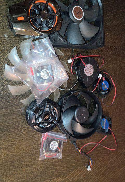 Wentylatory 5V, 12V, 24V.