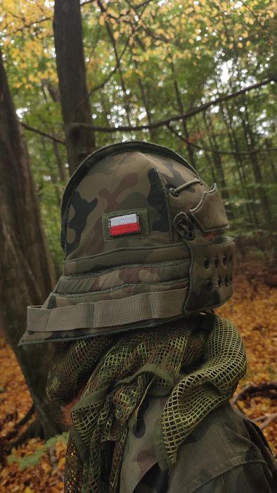 Hełm rycerski airsoft cosplay