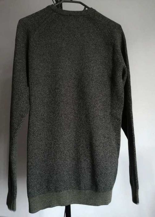 Sweter uniseks 90% bawełna s m damski męski khaki