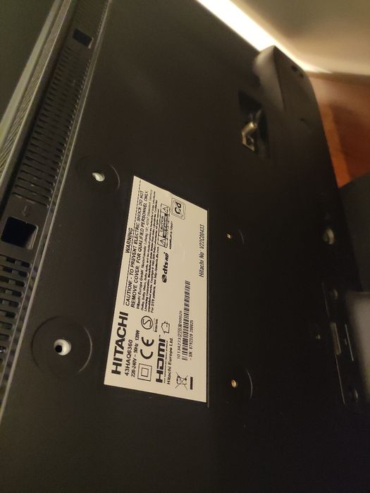 Telewizor Hitachi 43haq6360 43 cale aplikacje regulowany