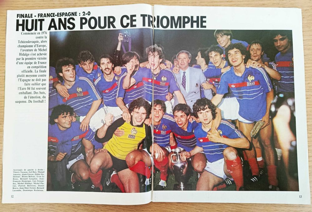 EURO 84 - Revista Mondial - França campeã