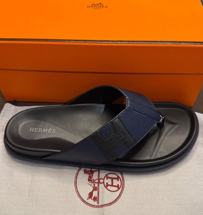 Мужские НОВЫЕ кожаные сандали HERMES 42р