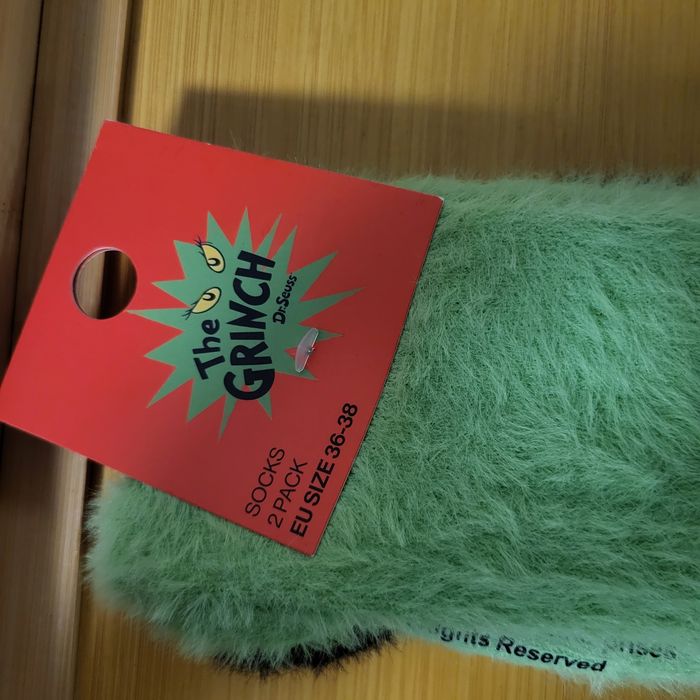 Włochate Skarpetki 2pary The Grinch r 36-38