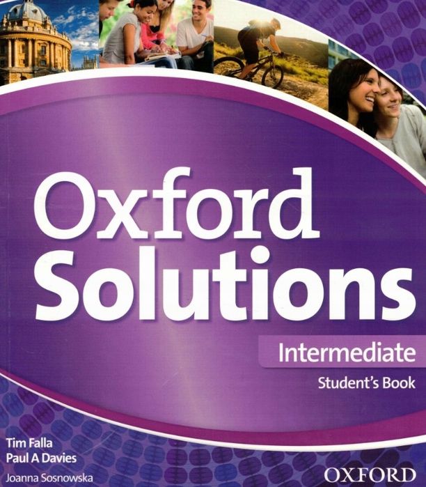 Oxford Solutions Intermediate Podręcznik Student's Book.