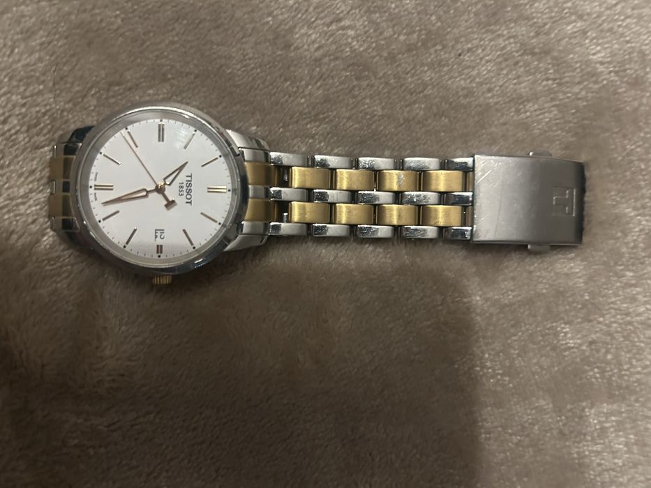 Relogio Tissot prata/ouro