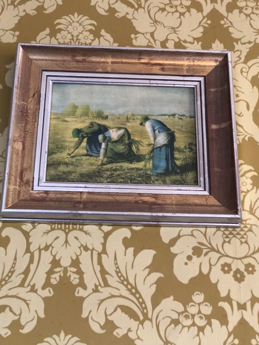 Quadro com motivos dos trabalhos no campo