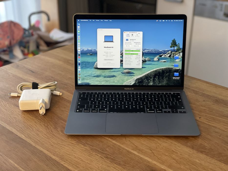 Piękny Apple MacBook Air m1 256GB