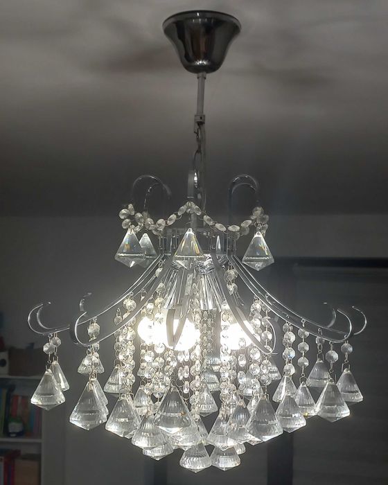 Żyrandol kryształki Glamour