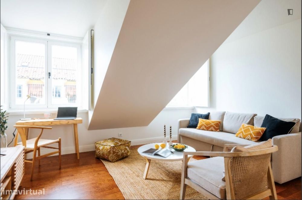 Apartamento com 1 quartos - localizado em Baixa Lisbon