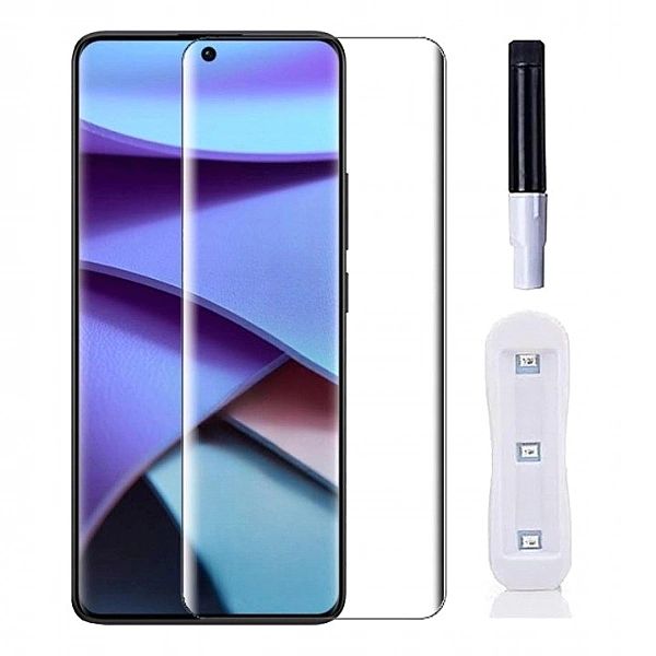 Szkło hartowane UV Xiaomi Redmi Note 13 Pro Plus Full Glue Braders