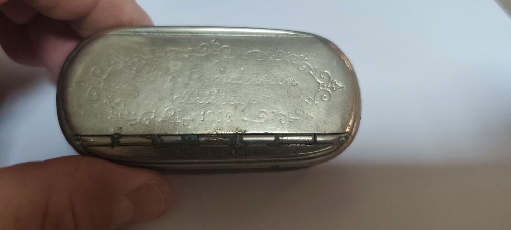 Szwecja tabakierka 1908r