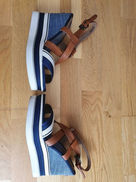 Wrangler sandały na koturnie koturny