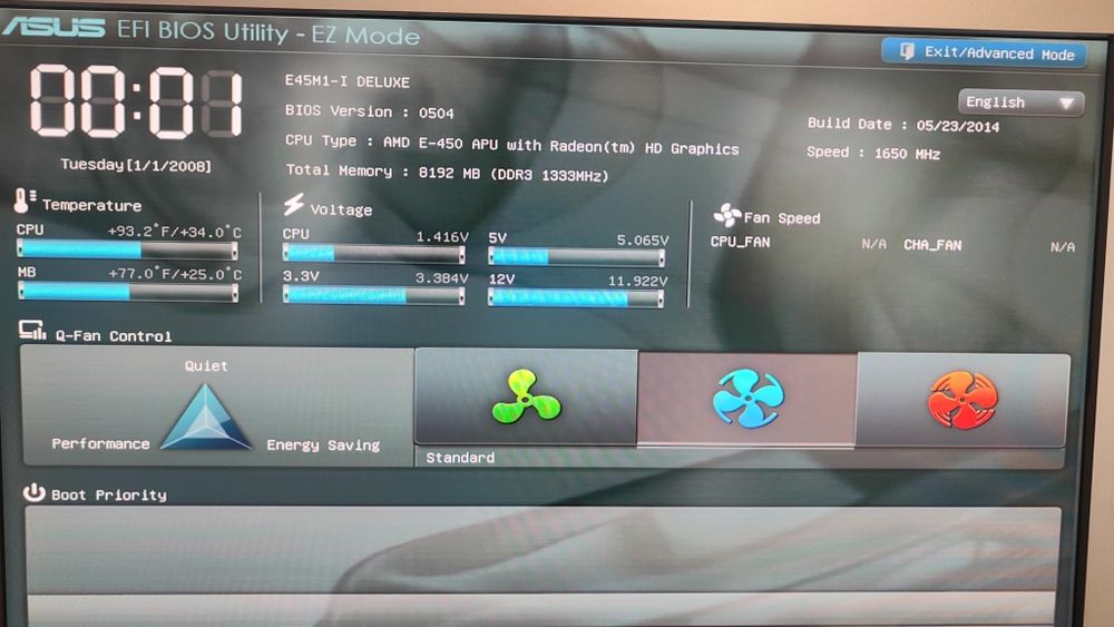 Płyta główna Asus E45M1-I Deluxe (CPU) + WiFi | Idealna do NAS!