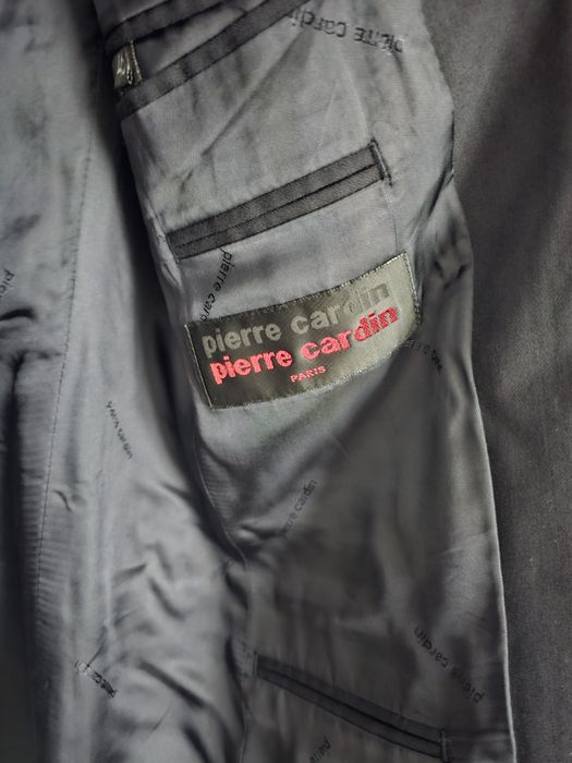 Pierre Cardin granatowa meska marynarka z kamizelka 46