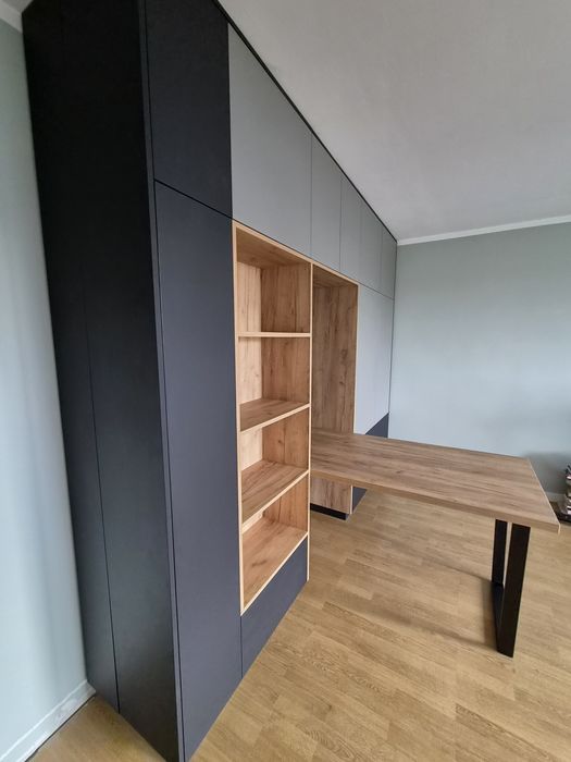 Zabudowa meblowa do salonu / biura