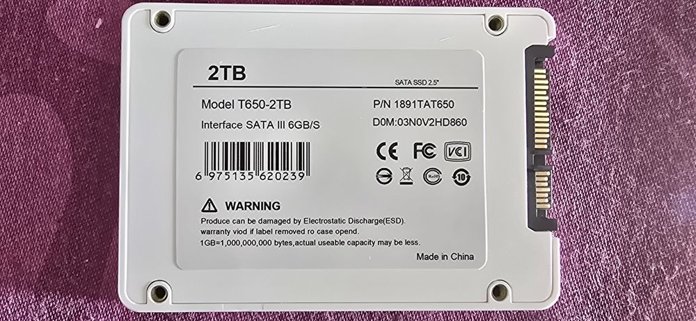 4 Discos NOVOS SSD 2TB 2.5" SATA III 6GB/S