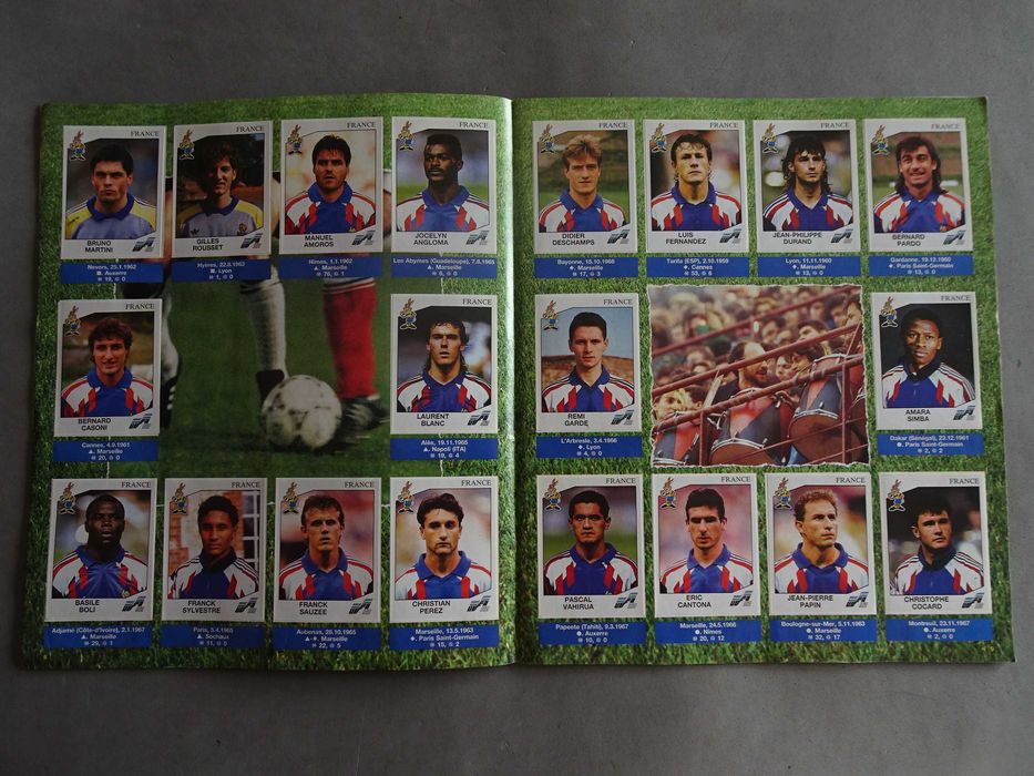 Caderneta de cromos de futebol completa EURO 92 - Panini