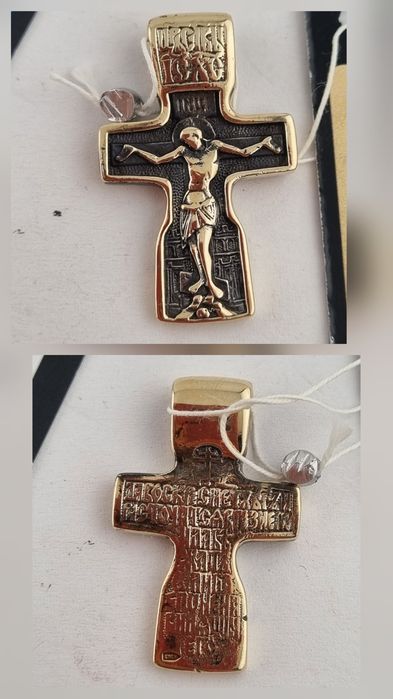 Золотой крестик литой