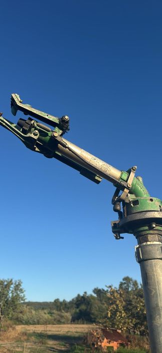 Máquina de rega com canhão