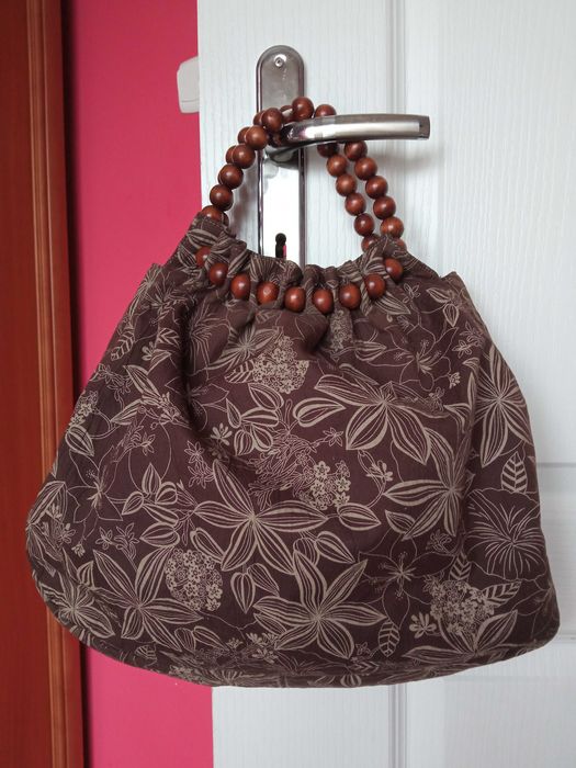 Torebka materiałowa kwiaty