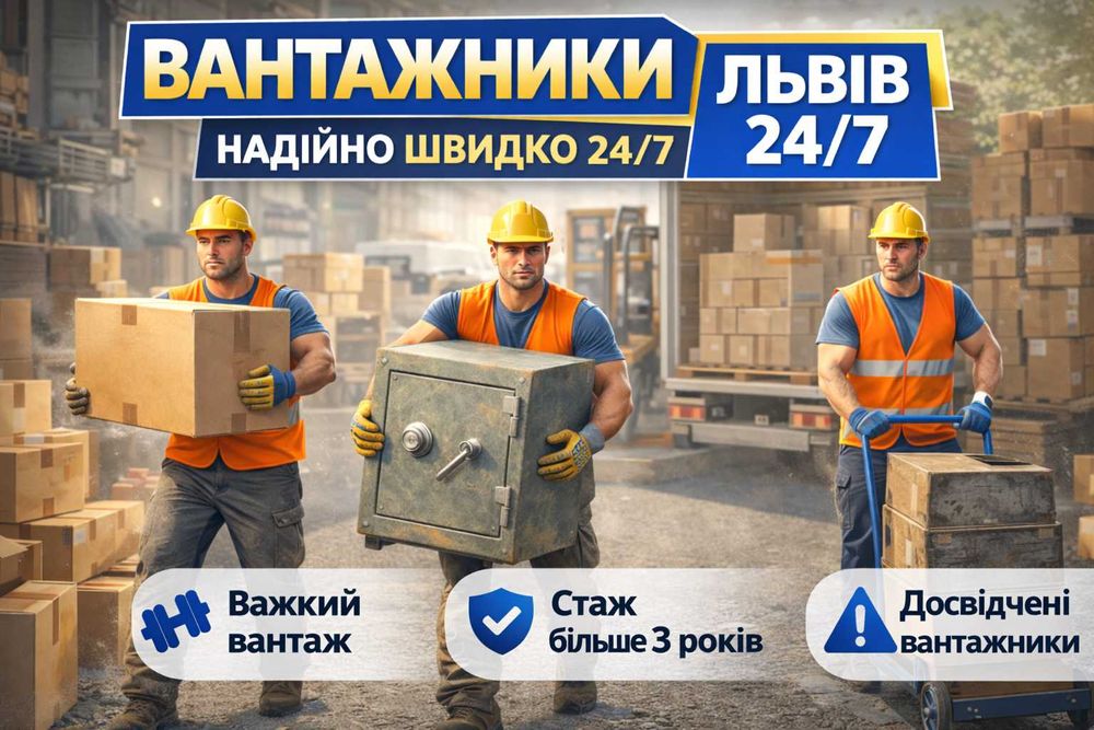 Вантажники недорого / Різнороби / Послуги