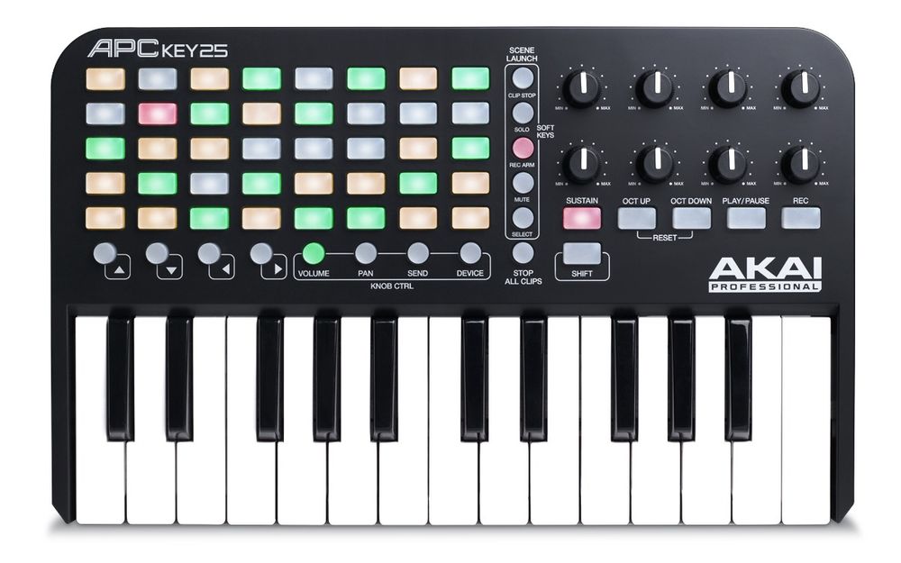 Controlador de DAV Akai APC Key 25