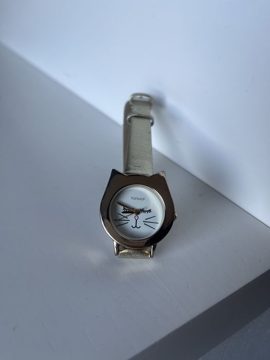 Zegarek kot topshop skórzany pasek