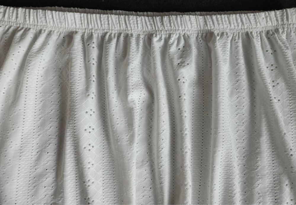 Biała spódnica damska rozm. 3XL