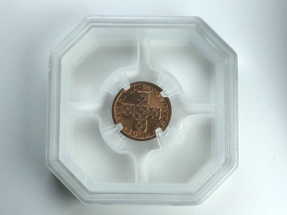 MOEDA CERTIFICADA GENI MS65 - X Centavos 1959 Bronze