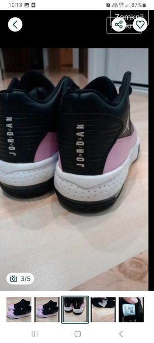 Buty Jordan rozm.38, skórzane, idealny stan.
