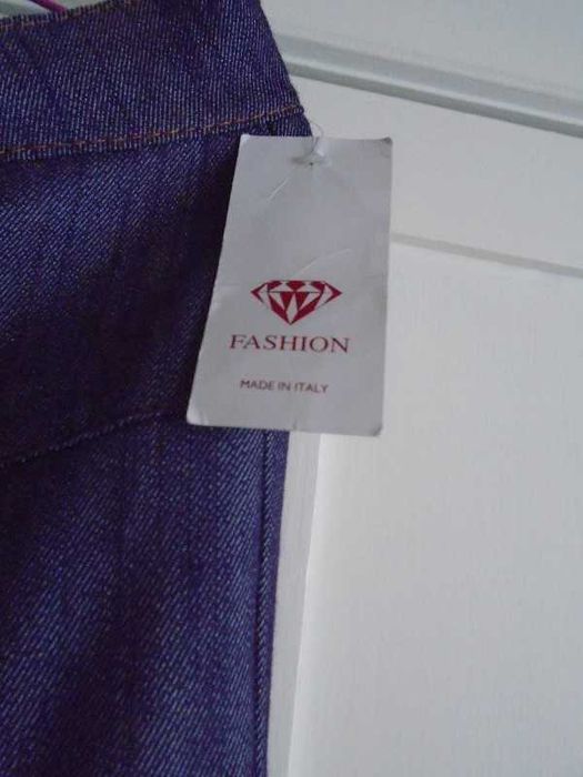 Calças lilás ganga - NOVAS c/etiqueta