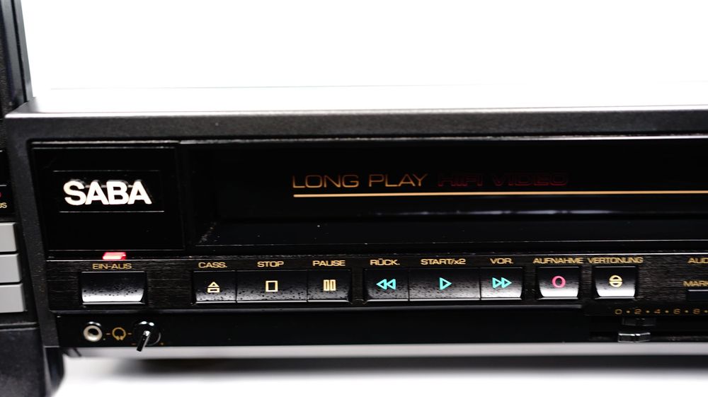 Magnetowid S-VHS SABA 6480 wysokiej klasy SUPER-HVS VCR na kasety