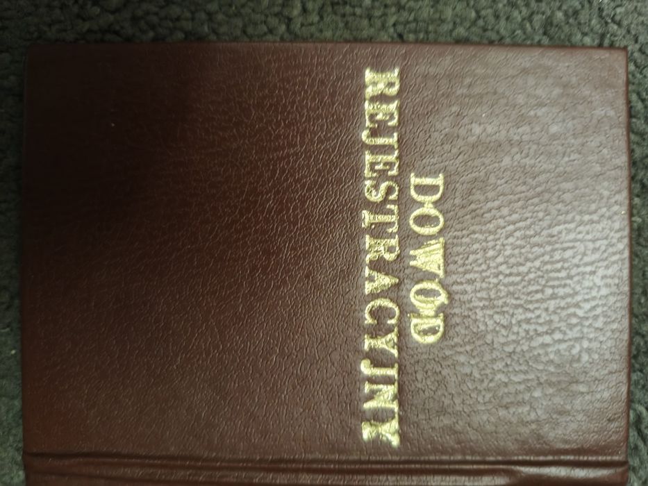 ETUI z czasów PRL  na Dowód rejestracyjny i Prawo Jazdy