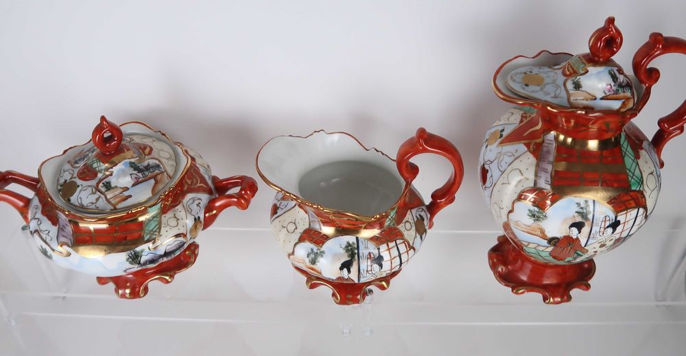 Serviço de café Vista Alegre motivo Oriental