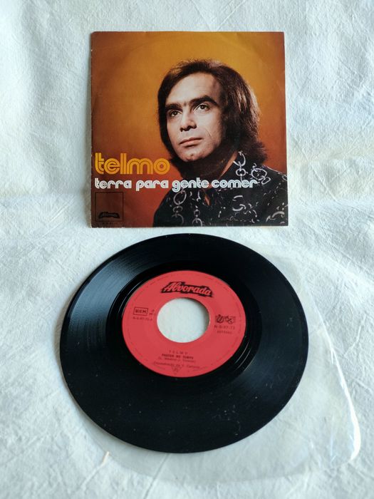 Disco Vinil Single Autografado -Telmo
