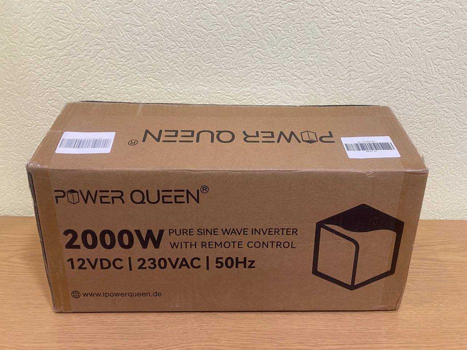 Інвертор Power Queen 12V→ 230V з чистою синусоїдою 2000W/4000W