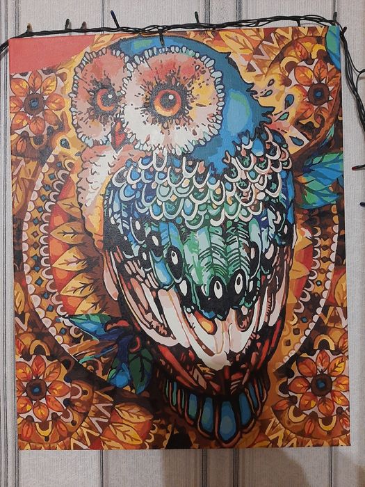 Картина гобелєн. Велика. 97× 51 см. І готові по номерам.