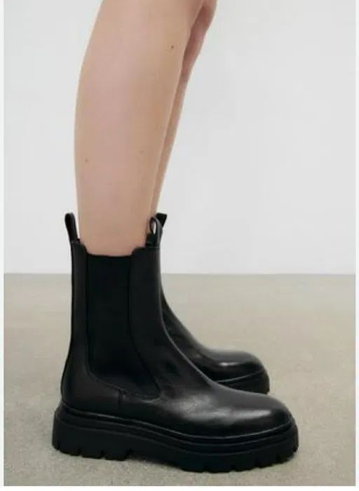 Шкіряні челсі zara 40 р