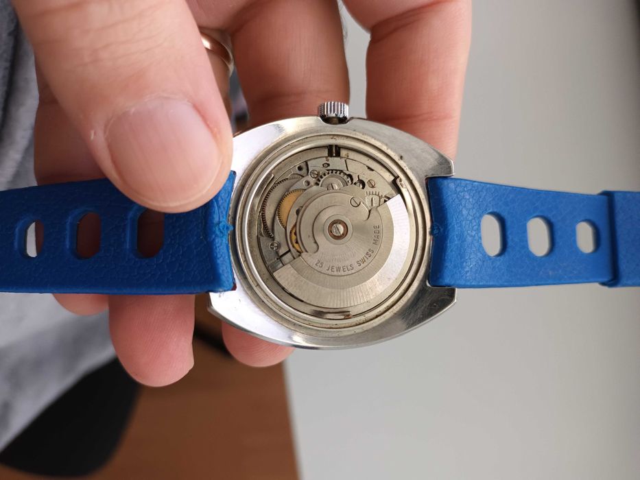 Relógio Zephyr De Luxe 25 Jóias Automático Vintage