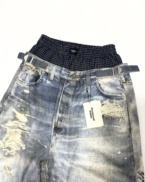 Джинси Protocol Index baggy pants штаны project g/r opium balenciaga M L
