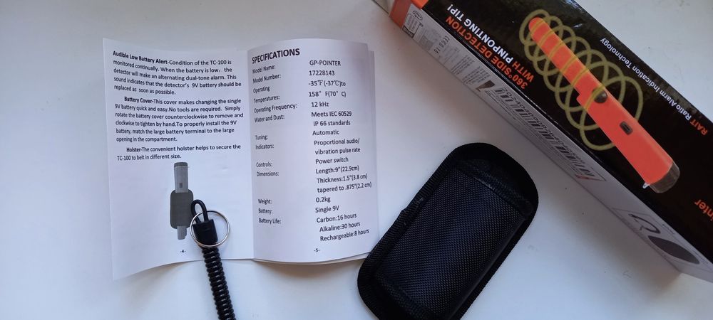 Pointer GP-POINT Green Zielony Wykrywacz metali ręczny. Detektor
NOWY