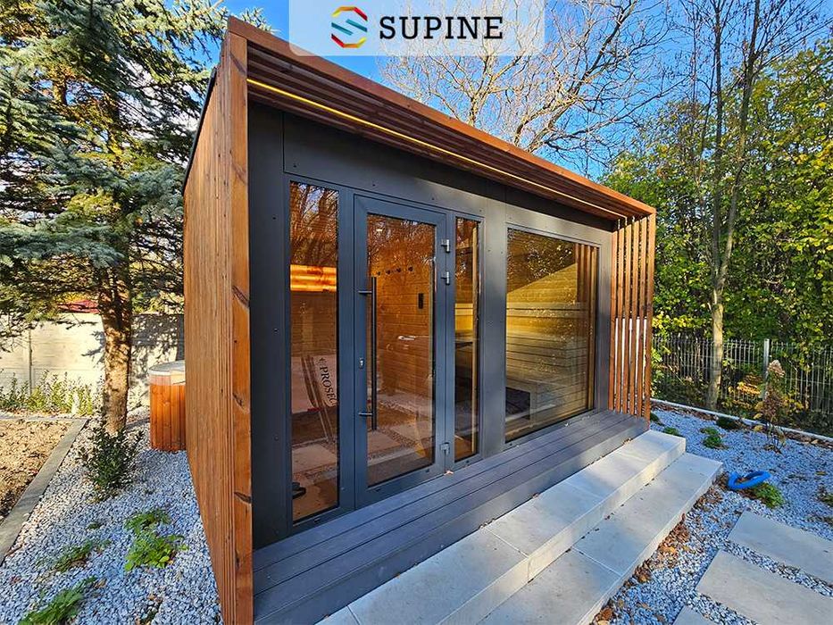 Sauna ogrodowa Nils 450 cm x 270 cm