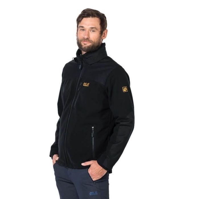 Чоловіча куртка, кофта з софтшелу JACK WOLFSKIN BLIZZARD STORMLOCK Softshell FLEECE. Розмір XL.