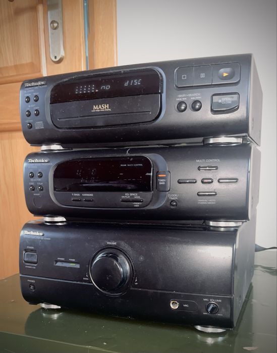 Technics 505 vintage hi-fi audio set + glosniki