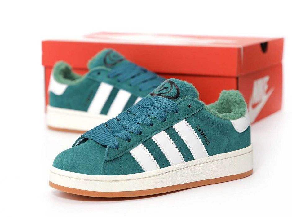 Зимові Жіночі Кросівки Adidas Campus (Хутро)36-41 (Без Предоплати)