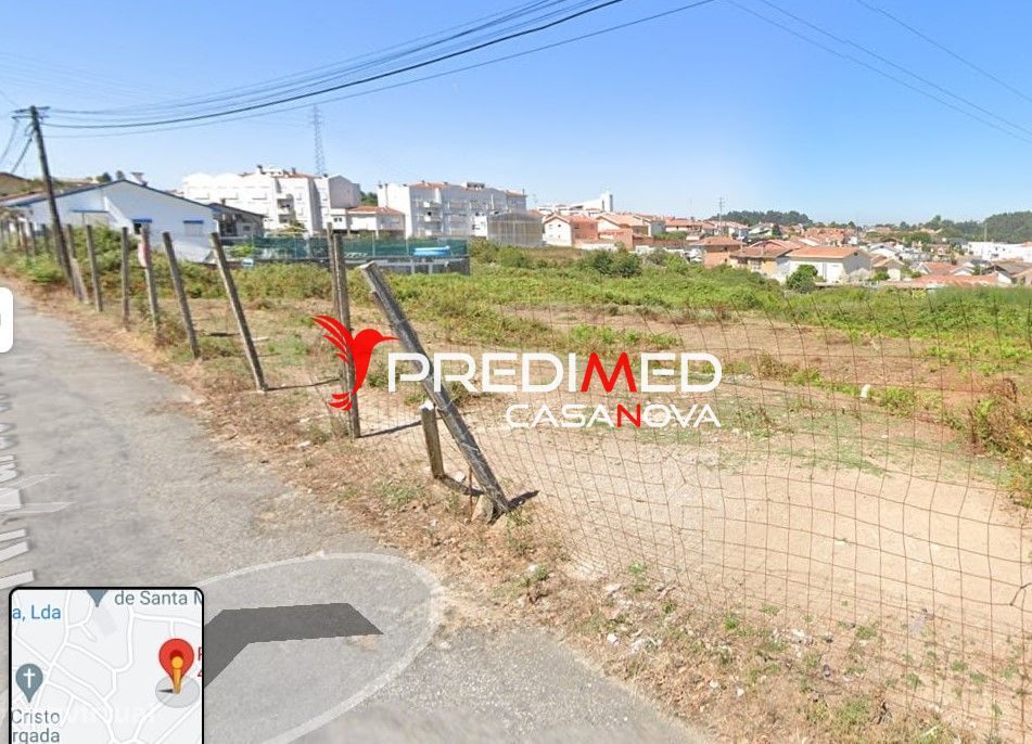 Terreno com 1536m2 para construção em Argoncilhe.